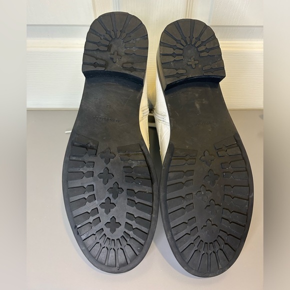 🤍”Aerosoles” Women’s Amie White Lace Up Ankle Boots w/Side Zipper& Chunky Sole🤍 - Picture 8 of 15